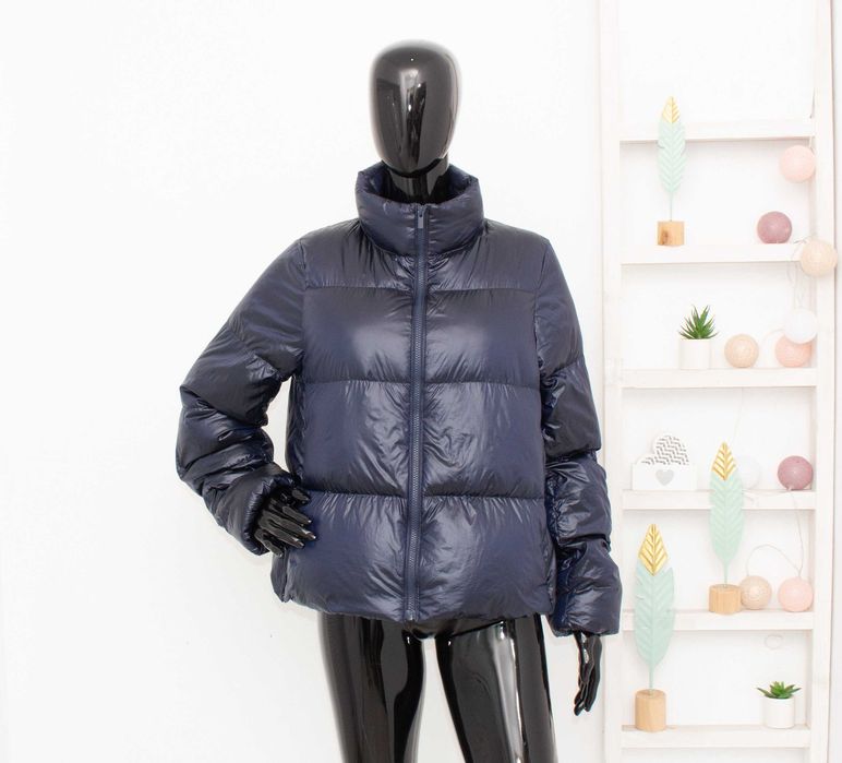 Uniqlo Ultra Light Down дамско пухено яке син хамелеон oversize пух M