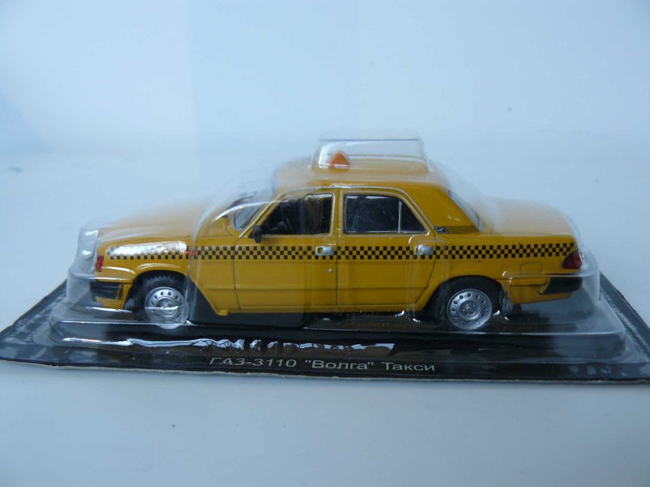 Macheta Auto De Colectie VOLGA GAZ3110 Taxi Scara 1/43 Noua DeAgostini