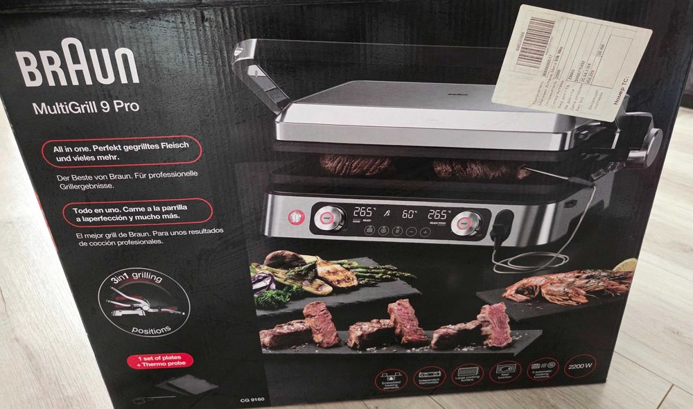 Гриль Braun multigrill 9 Pro