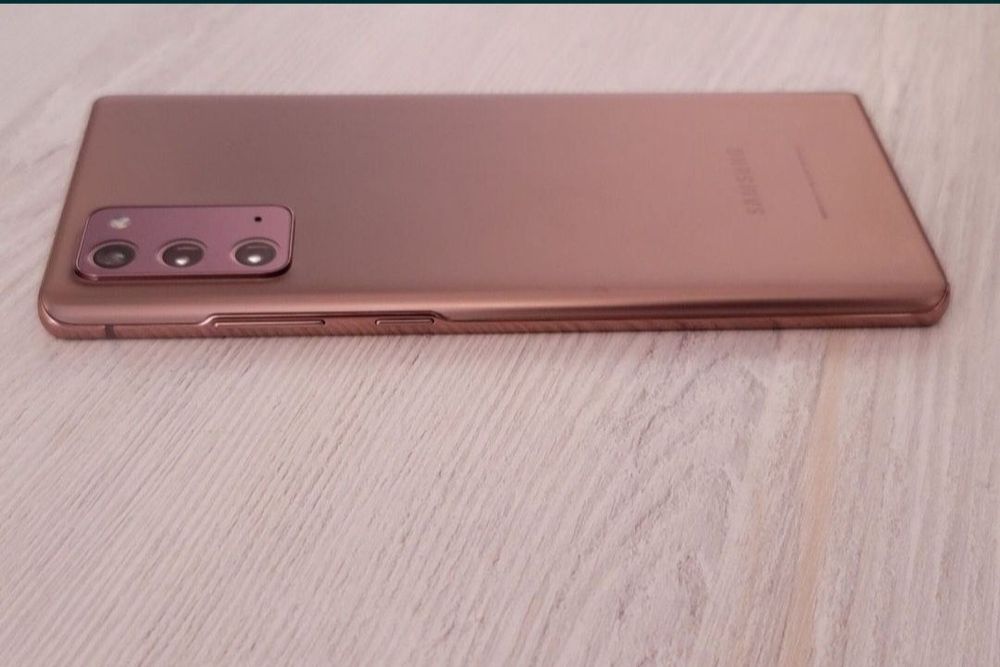 Samsung not 20 5g Gold