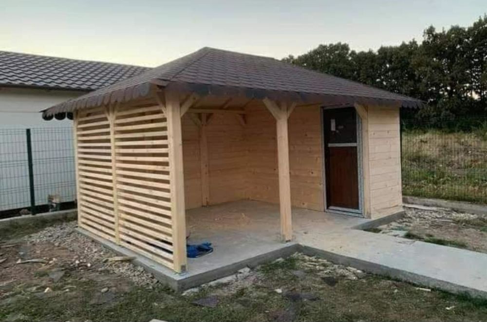 Vând și facem foișoare terase și magazie de depozitare și alte modele