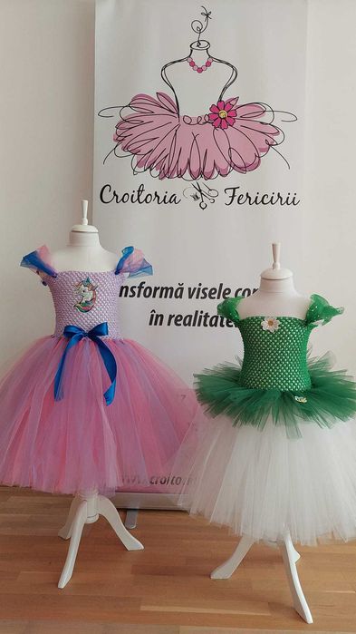 Rochita TUTU Printesa Little Ponei Unicorn serbare carnaval petrecere