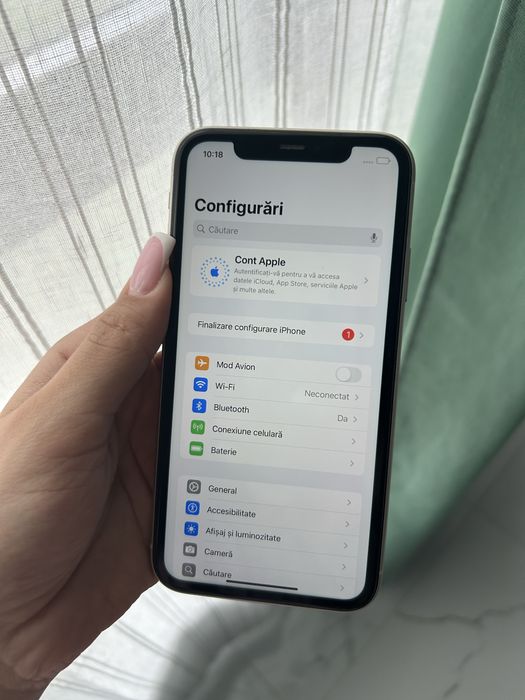 iPhone 11 64GB – Alb – 72% sănătate baterie