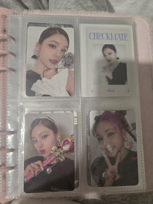 KPOP photocards itzy, aespa, ive