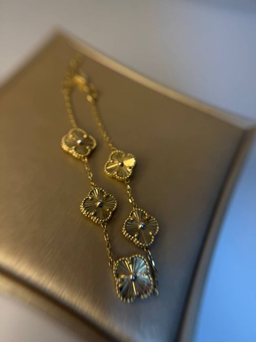 Золотой браслет Van Cleef/ Техно голд/каспи