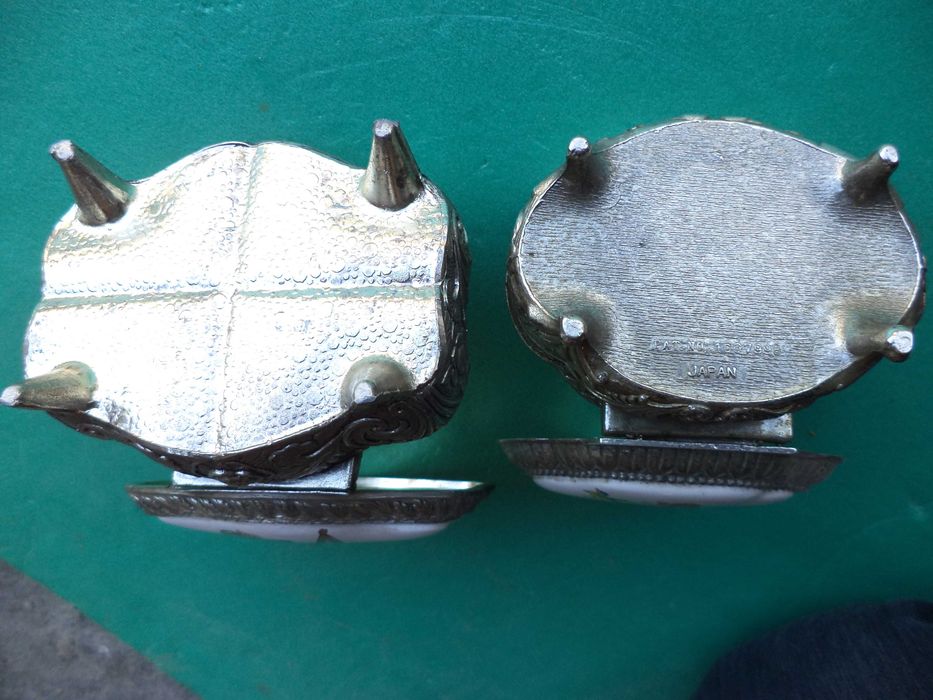 Vechi cutii casete de bijuterii capace cu ceramica marcate Japonia