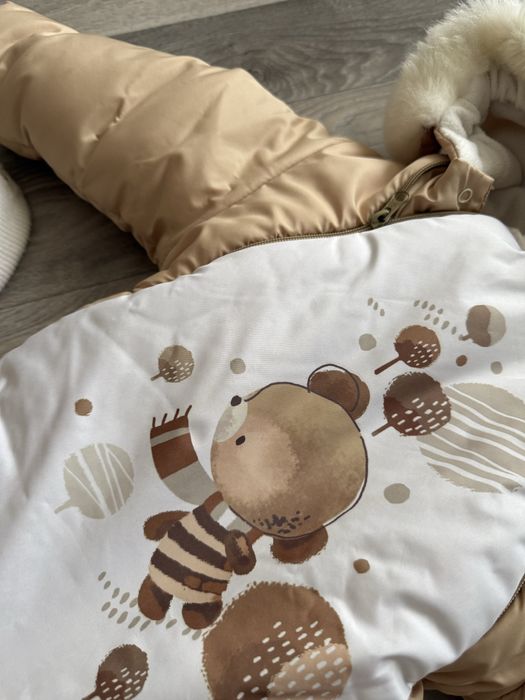 Детский зимний комбинезон-трансформер