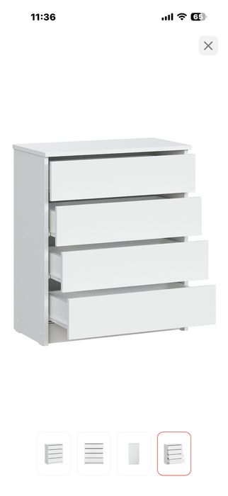 комод 62х33,5х72,5 размера