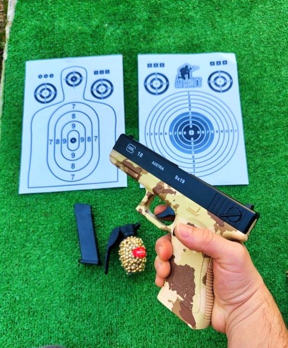 Glock cu bile plastic abs , pistol cu bile + bile 500buc