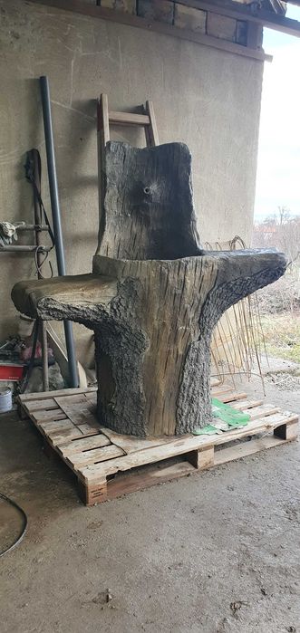 Градинска чешма от щампован бетон