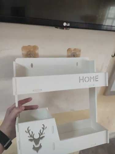 Етажерка за баня, толаетна и козметика, рафт за стена без дупчене