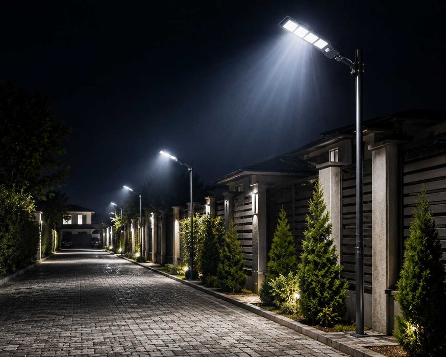 Lampa stradala solara LED Hayami 6500K