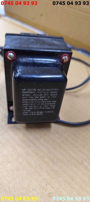 transformator 110v 200w din 220v face 110v negru cu proba