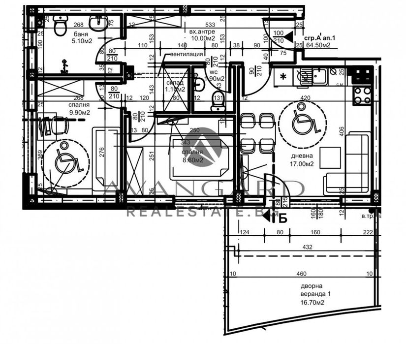 Продава се Двустаен апартамент в Пловдив, Христо Смирненски - 91 кв.м за 966 €/кв.м - Снимка #5