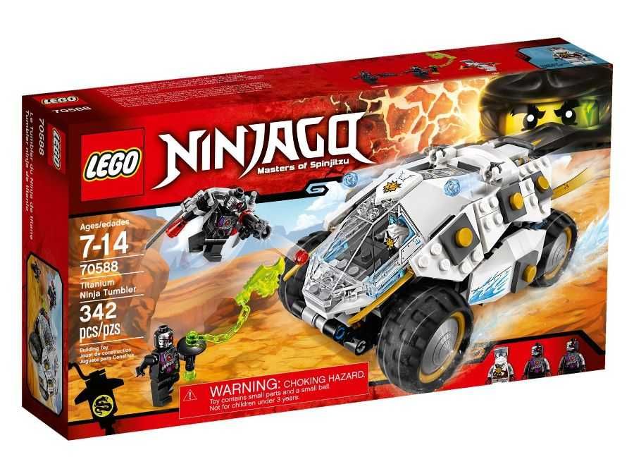 Lego Titanium Ninja Tumbler- Ninjago Rock Roader Building