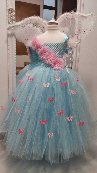 Rochita TUTU Zana Buna Printesa Carnavalului Curcubeu serbare Carnaval