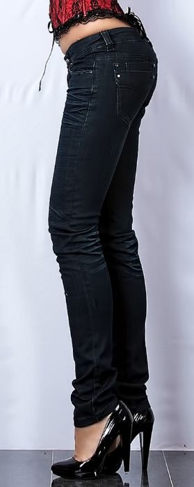 Blugi cu bijuterii Black Shine model Mexton TRANSPORT GRATUIT