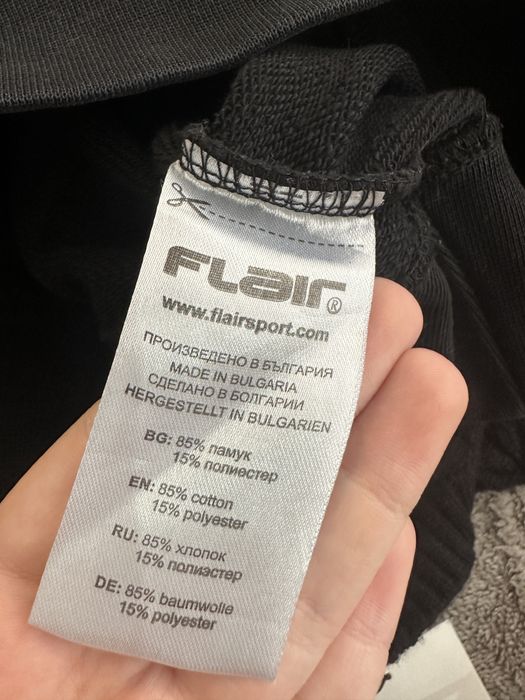 Къса спортна блуза с дълъг ръкав, марка Flair Sky