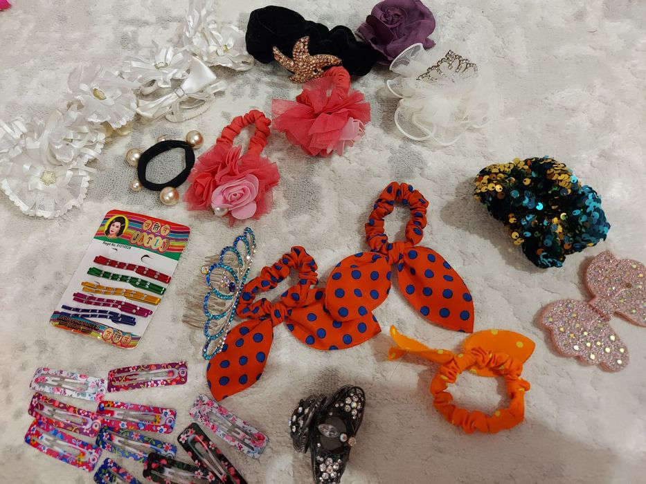 Бантики заколки ободки все за 3000