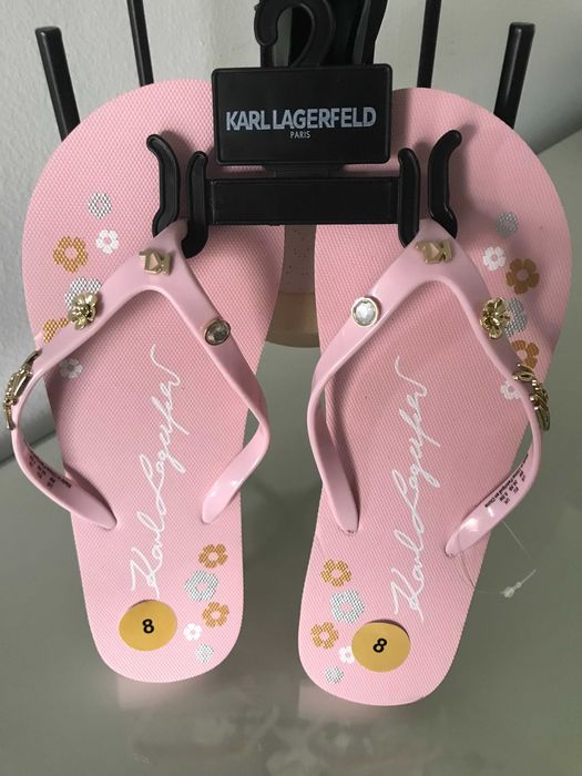 Нови оригинални джапанки Karl Lagerfeld-USA