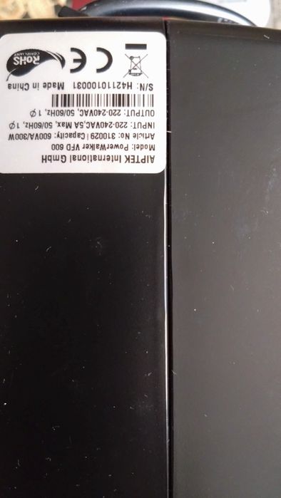 Power walker VFD 600VA/300W