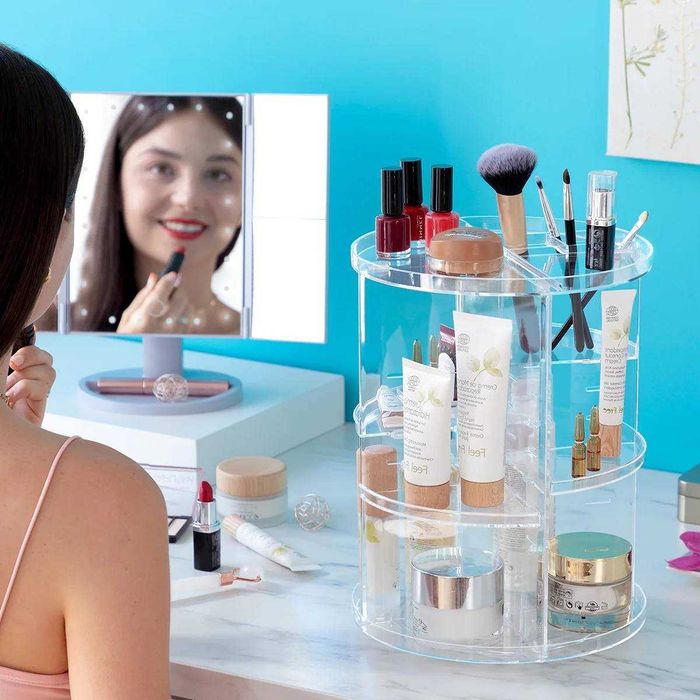 Organizator rotativ pentru produse cosmetice 7 niveluri 23 x 30 cm