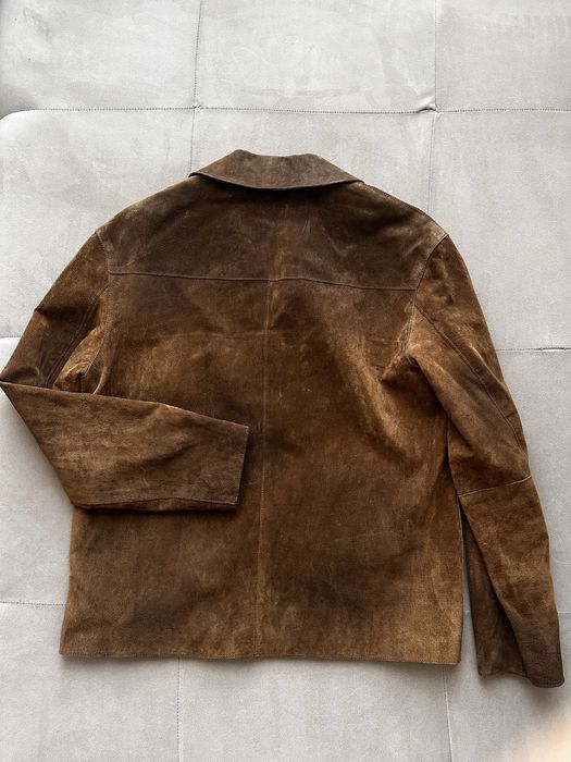 Мъжко яке естествена кожа ZARA