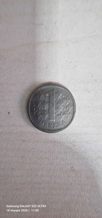 Евро монети франкове 1 марка