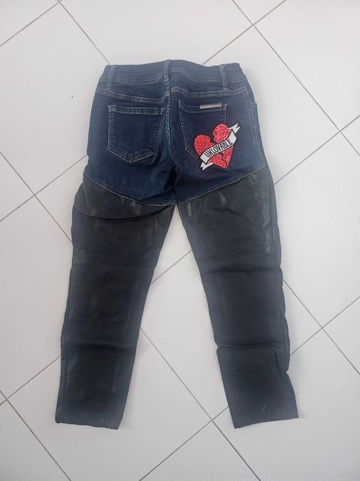 Екстравагантни дънки/ кожен панталон Philipp Plein