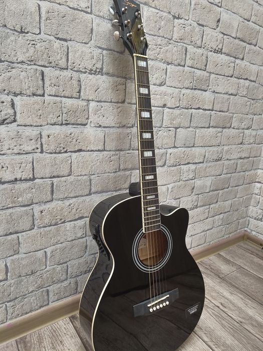 Smiger электроакустика ga-15-bk гитара