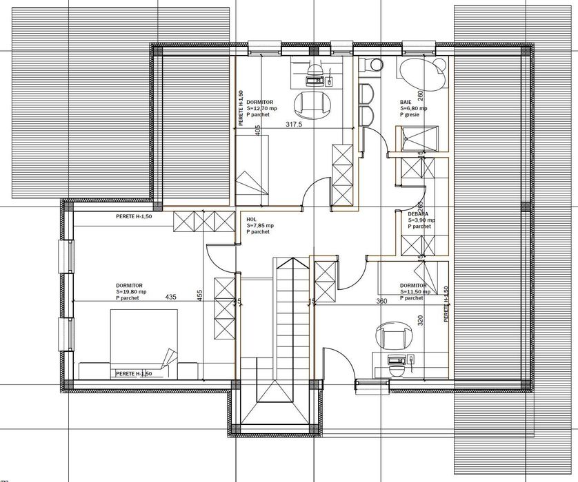 Casă individuală cu 5 camere, garaj și teren de 650 mp – Vorovesti