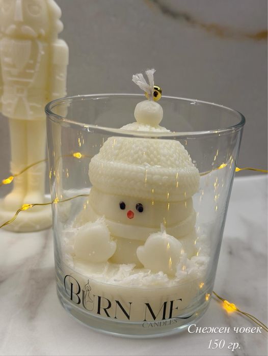 Коледни ароматни соеви свещи