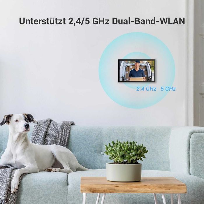 Смарт Видеодомофон EZVIZ CP7 - 2K Камера, 7 инча екран & Отключване