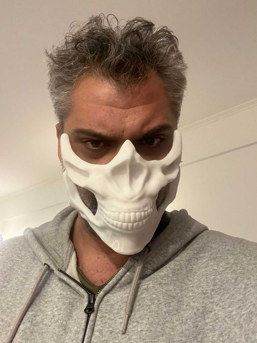 Bone Ninja Mask | Mască decorativă stil schelet