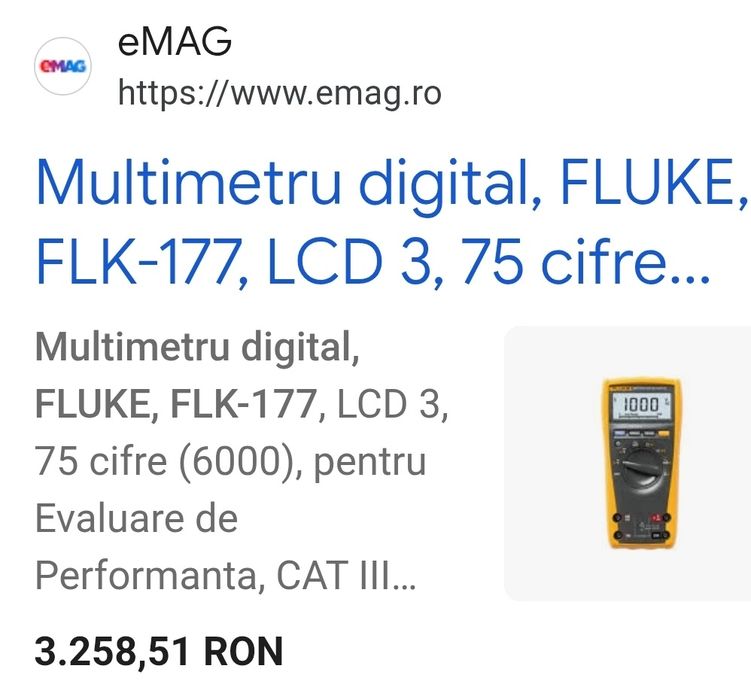 Multimetru Fluke