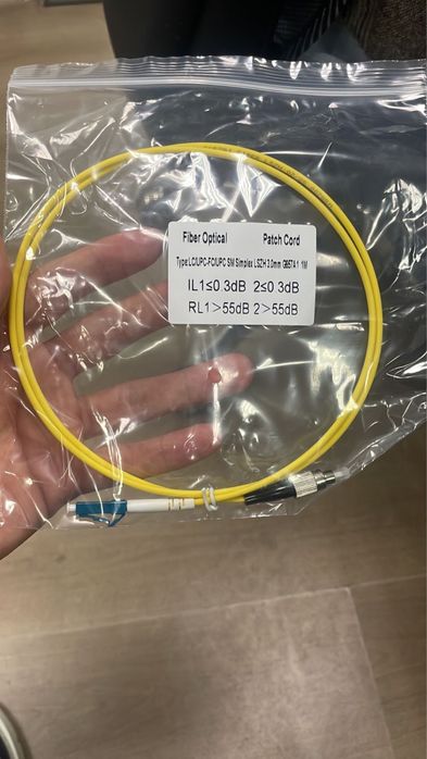 Оптические патчкорды LC/UPC–FC/UPC SM