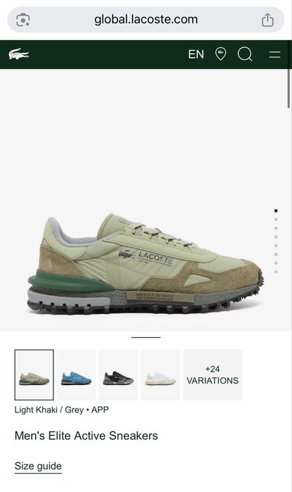 Кроссовки Lacoste оригинал с США