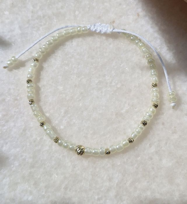 Brățări handmade cu bile aur 14k !
