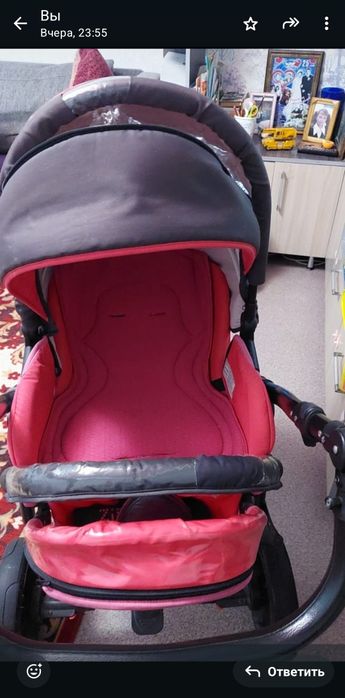 Коляска 3 в 1, унисекс