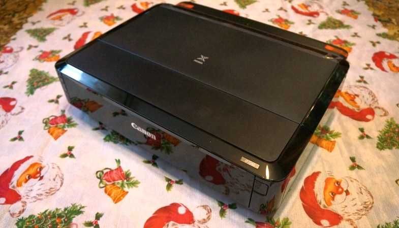 Wi-Fi чернобелый струйный принтер Canon iP7240 Заправлен.