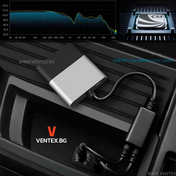 YATOUR Bluetooth 5.0 адаптер за BMW навигационна система ССС и СIС