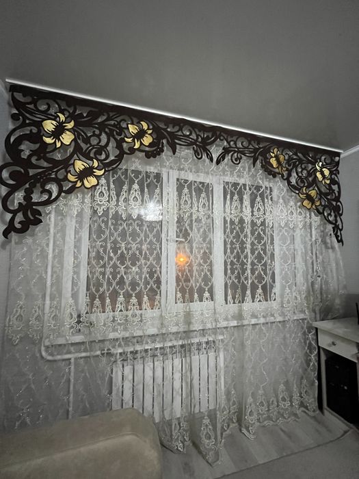 Шторы+ тюль+ ламбрикен