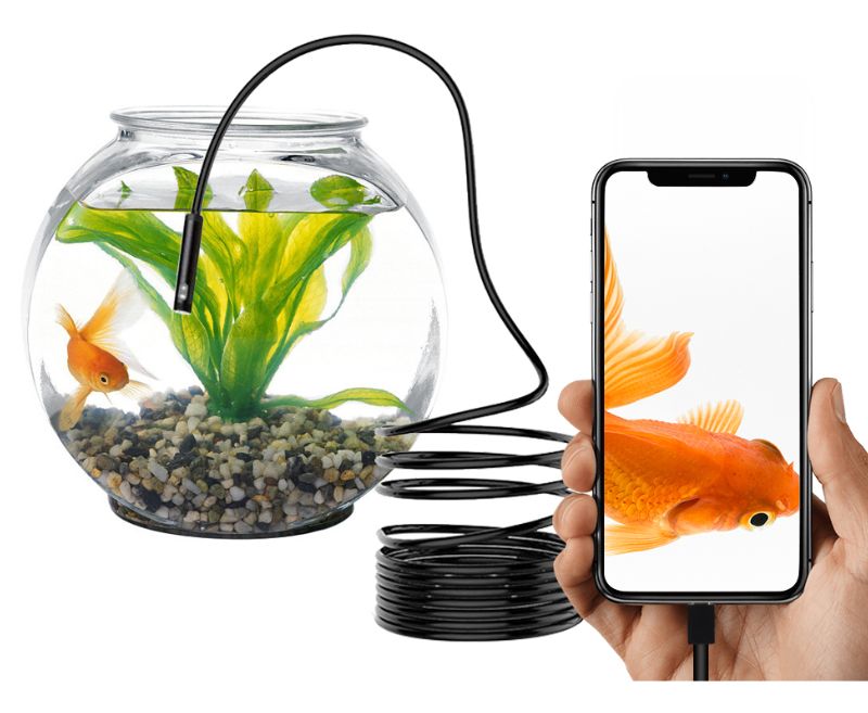 Ендоскоп с 2 КАМЕРИ (странична и предна) и висока резолюция