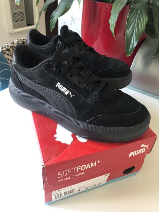 Sneackersi Puma -piele naturala intoarsa