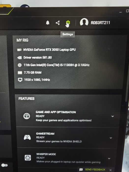 Laptop gaming HP Pavilion