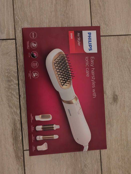 Perie de par cu aer cald Philips Seria 3000 BHA310/00, 800W