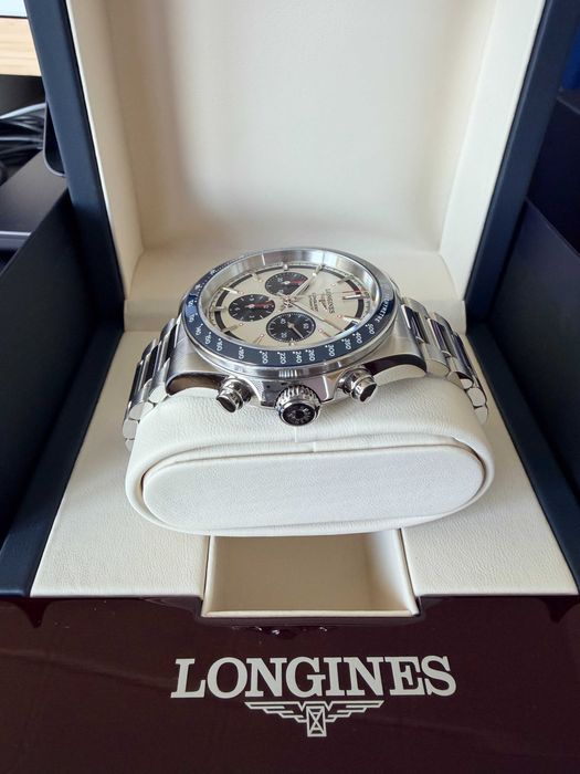 Full Set - Longines Conquest Chronograph 42mm Stainless Steel