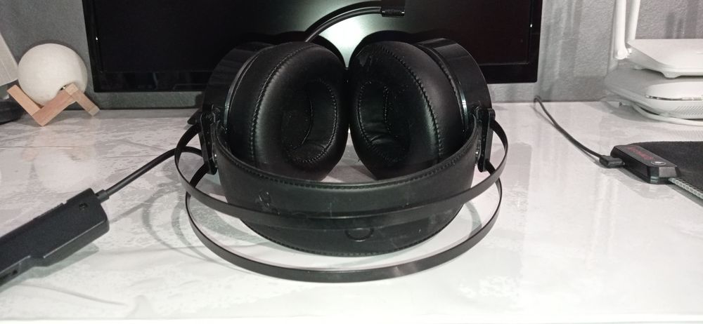 Căști gaming cu microfon myria wolver