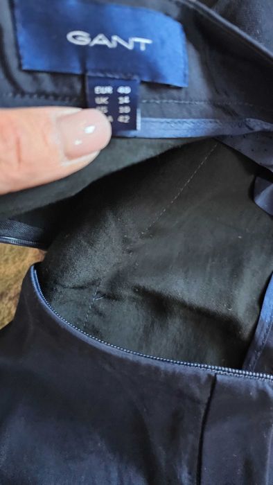 Fustă GANT Midi Elegantă - Albastru Marin (Navy) - Mărimea 40