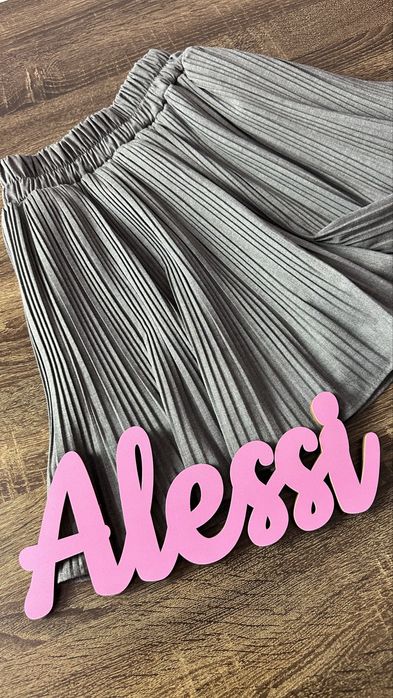 Fusta Scurta Denim Piele Bej